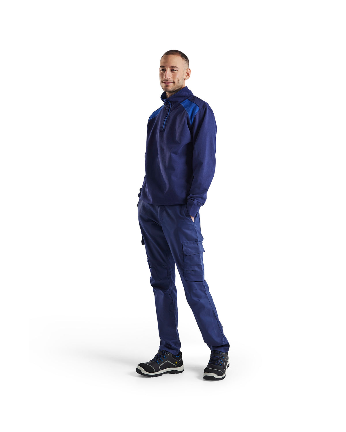 Blåkläder 1444 Industrie Stretch Bundhose – marine/kornblau