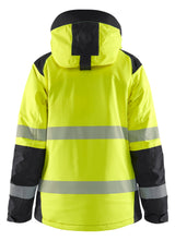 Blåkläder Damen 4456 Warnschutz Winterjacke Kl 2 – gelb/schwarz