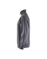 Blåkläder 3365 Sweater mit Half-Zip – grau