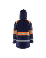 Blåkläder 4485 Warnschutz Winterparka Kl. 1 – marine/orange