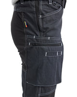 Blåkläder Damen 7159 Jeans Stretch Servicehose – marine/schwarz