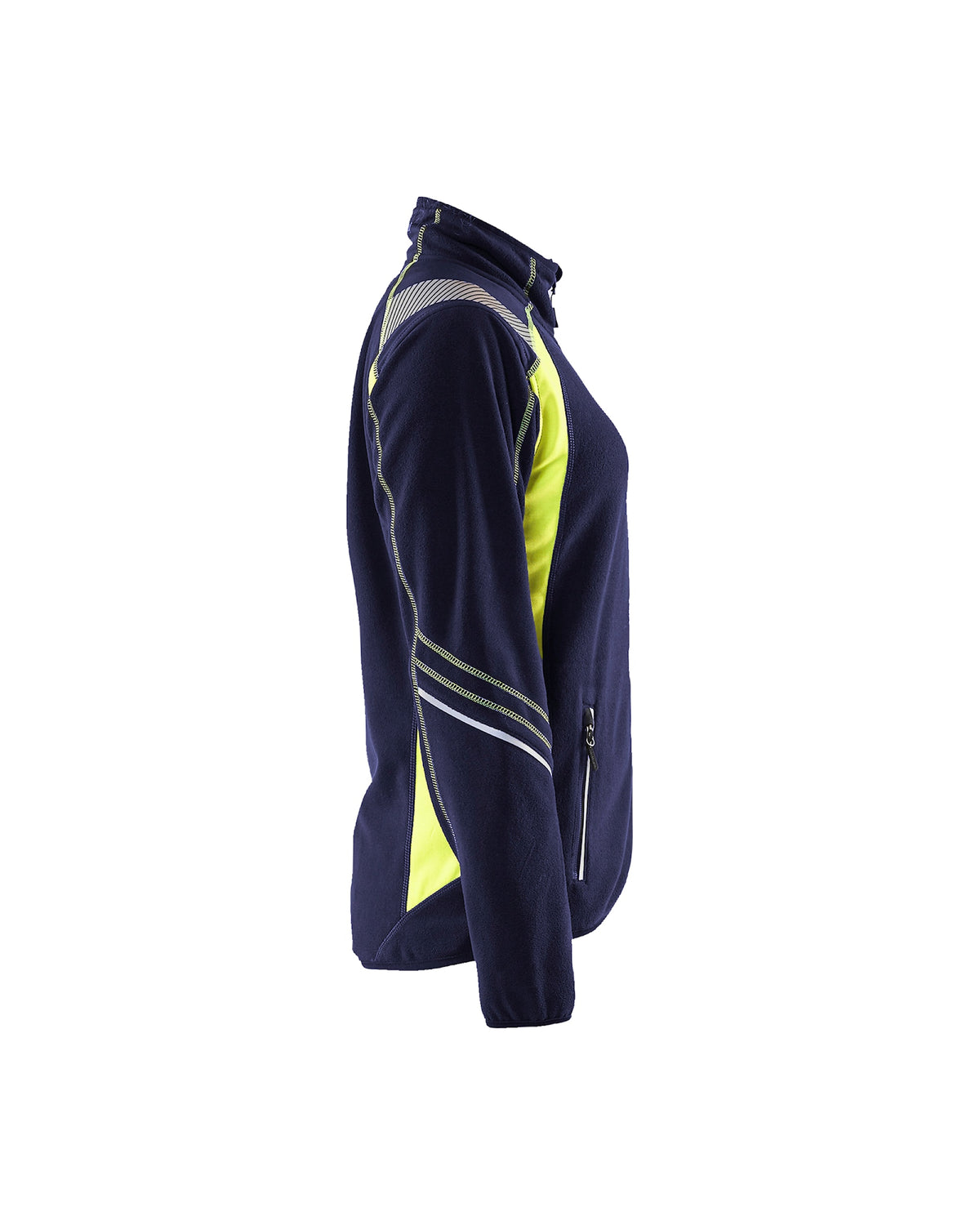Blåkläder Damen 4973 Microfleece Jacke – marine/gelb