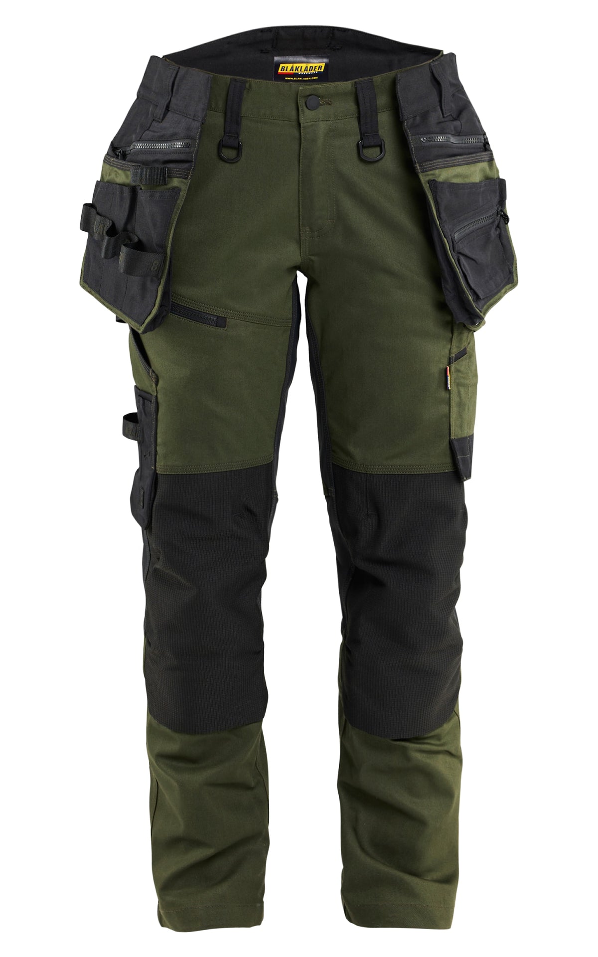 Blåkläder Damen Stretch 7170 Arbeitshose – waldgrün/schwarz