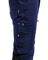 Blåkläder 1193 Warnschutz Stretch-Bundhose Kl. 1 – marine/orange