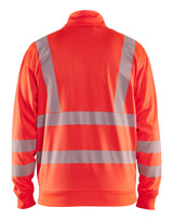 Blåkläder 3563 Warnschutz Sweatjacke Kl. 3 – rot