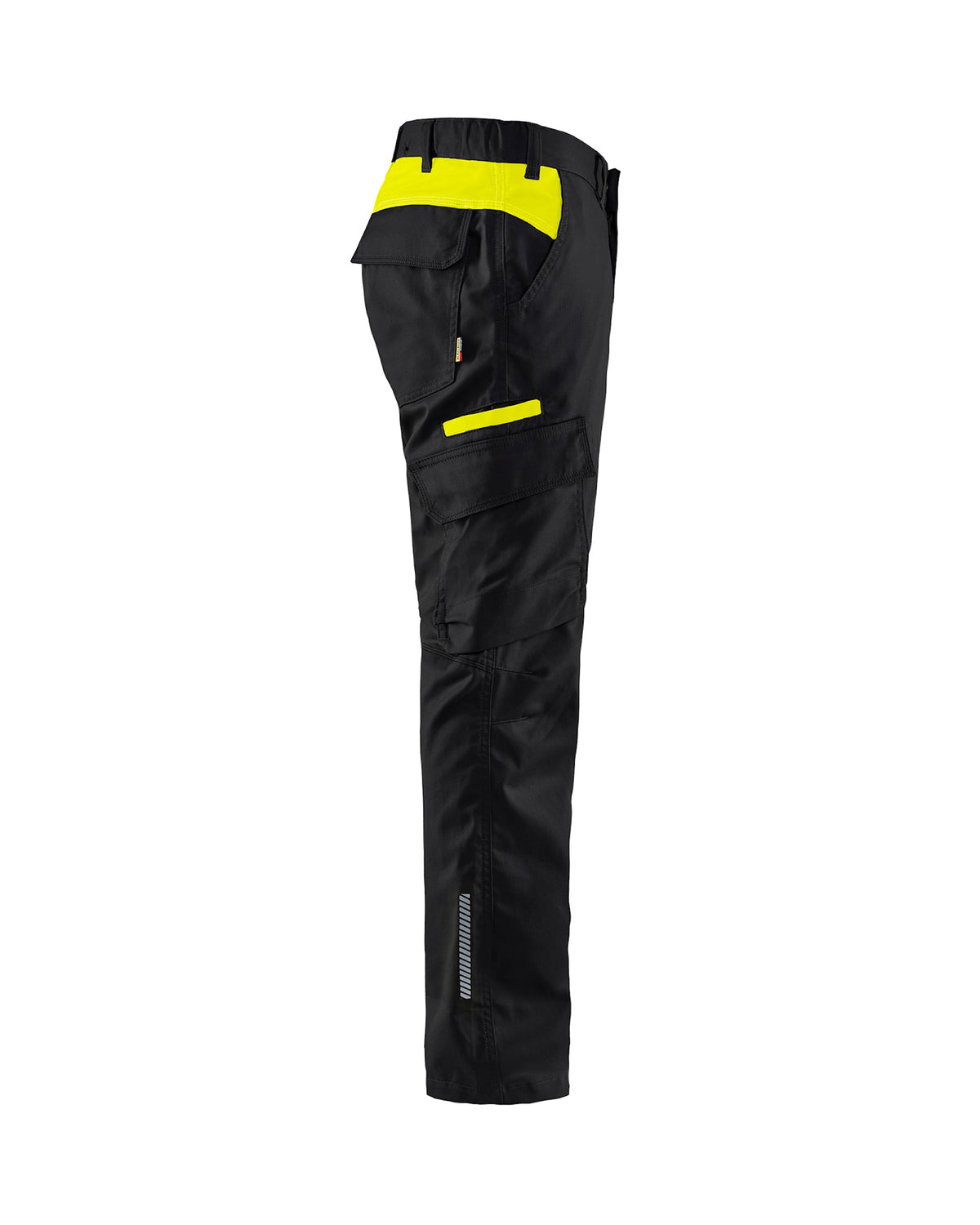 Blåkläder 1444 Industrie Stretch Bundhose – schwarz/gelb