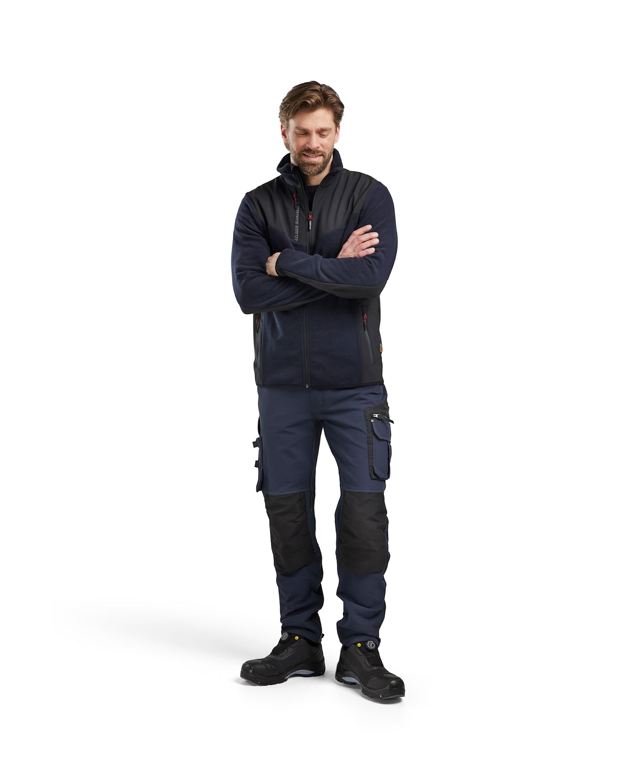 Blåkläder 5942 Strickjacke – dunkelmarine/schwarz
