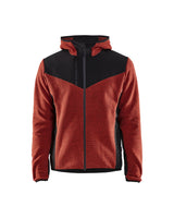 Blåkläder 5940 Strickjacke – rostrot/schwarz