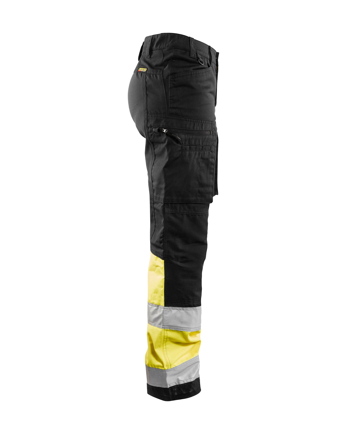 Blåkläder Damen 7161 Warnschutz Bundhose – schwarz/gelb