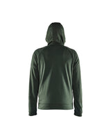Blåkläder 3463 Hybrid Kapuzen-Sweatjacke – herbstgrün/schwarz