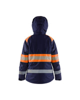 Blåkläder Damen 4470 Warnschutz Winterjacke Kl 1 – marine/orange