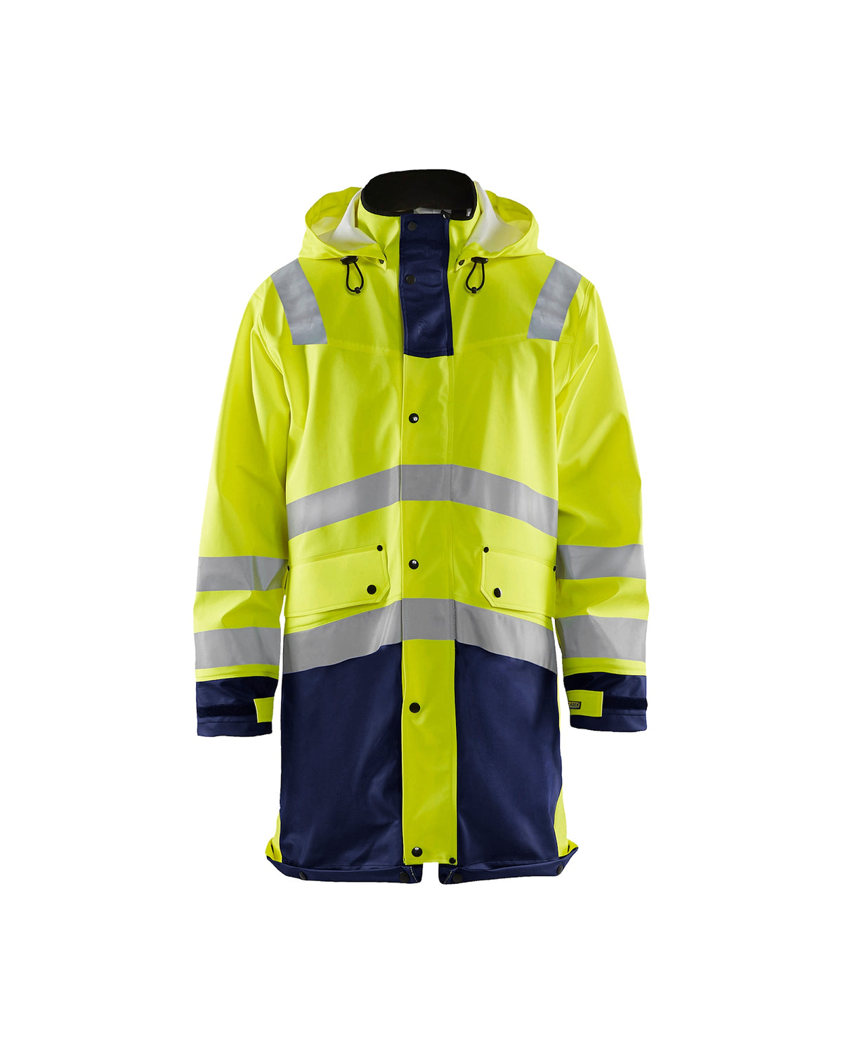 Blåkläder 4326 Warnschutz Regenmantel Level 3 – gelb/marine
