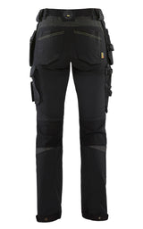 Blåkläder Damen 7192 Stretch Handwerkerhose – schwarz/gelb