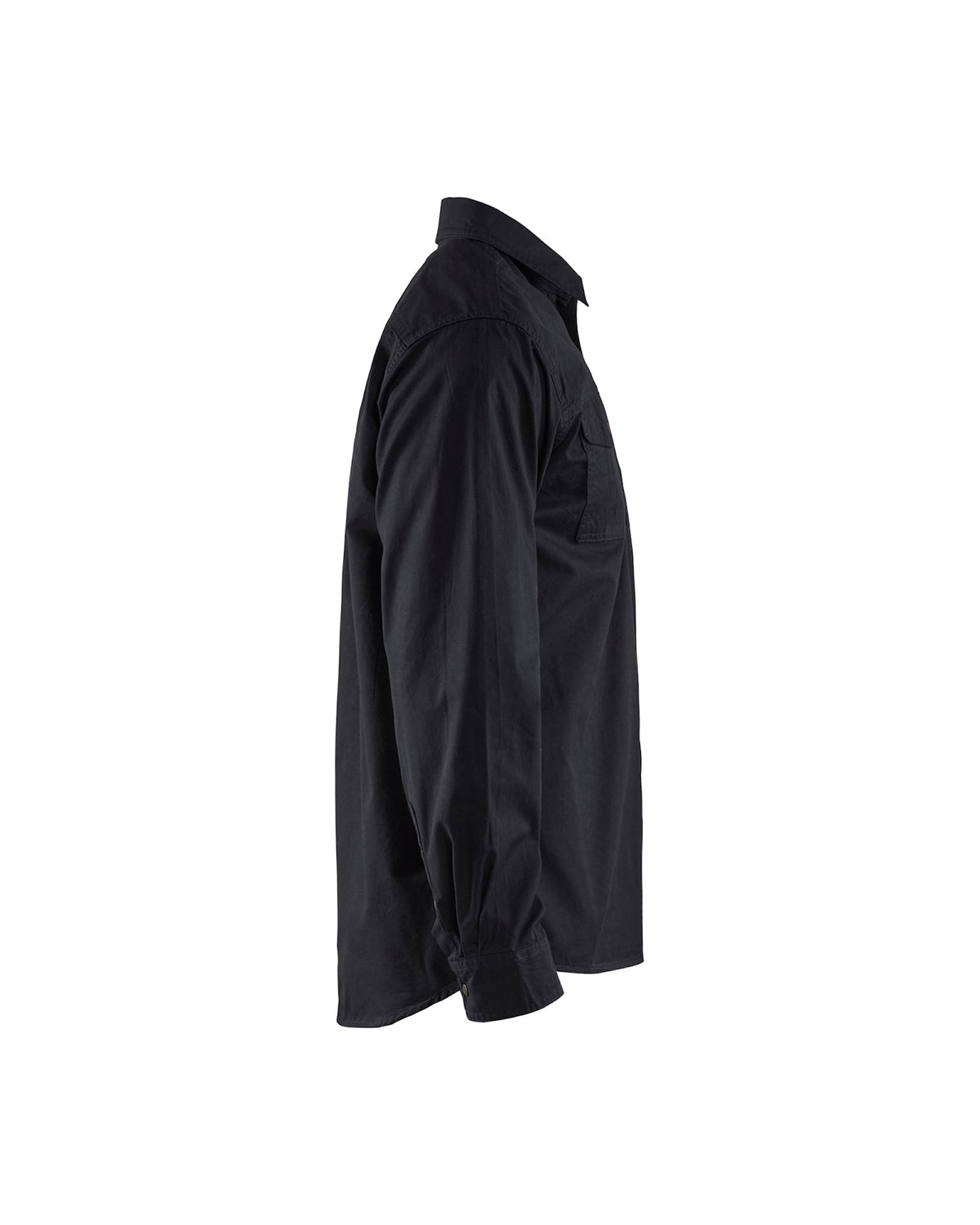 Blåkläder 3297 langarm Baumwoll-Arbeitshemd – schwarz