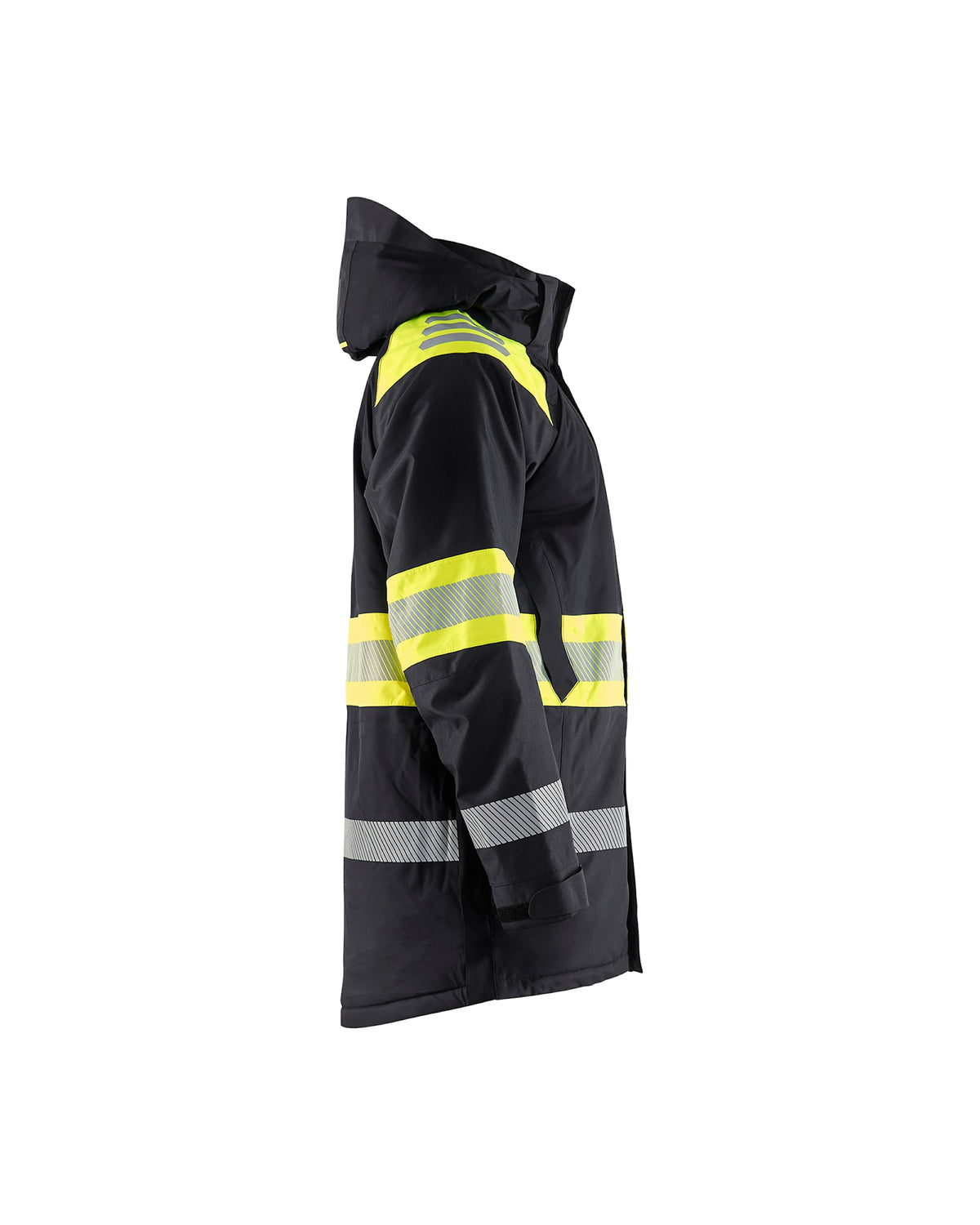 Blåkläder 4485 Warnschutz Winterparka Kl. 1 – schwarz/gelb