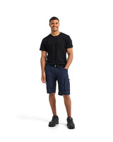 Blåkläder 1449 Service-Shorts Stretch – dunkelmarine/schwarz