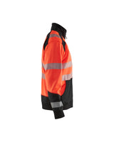 Blåkläder 3558 Warnschutz Sweatjacke – rot/schwarz