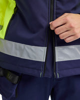 Blåkläder Damen 4902 Warnschutz Softshelljacke – gelb/marine