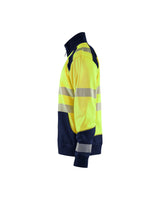 Blåkläder 3558 Warnschutz Sweatjacke – gelb/marine