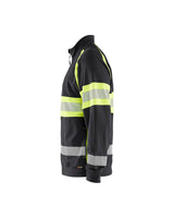 Blåkläder 3551 Warnschutz Sweatjacke Kl. 1 – schwarz/gelb