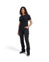 Blåkläder Damen 7122 Stretch Servicehose – schwarz/rot