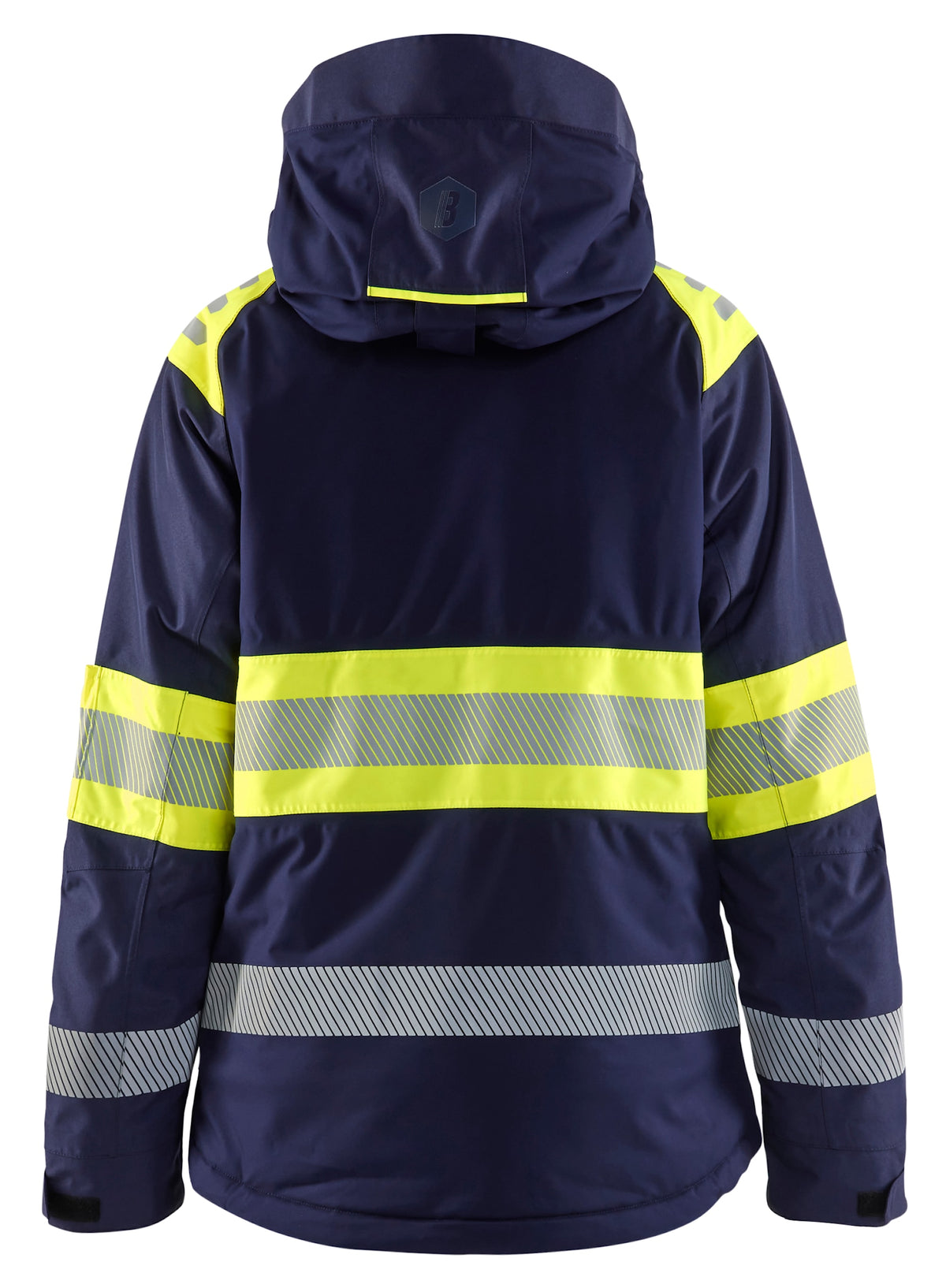 Blåkläder Damen 4470 Warnschutz Winterjacke Kl 1 – marine/orange