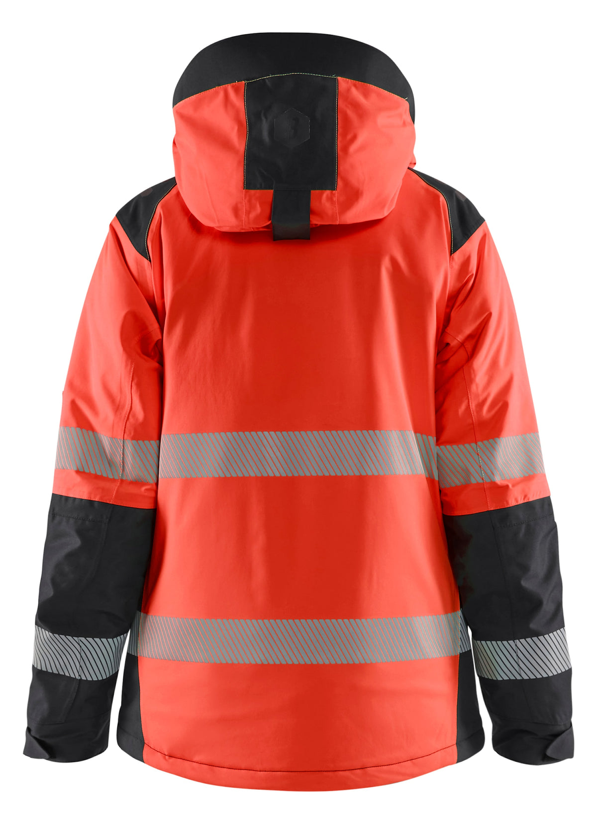 Blåkläder Damen 4456 Warnschutz Winterjacke Kl 2 – rot/schwarz