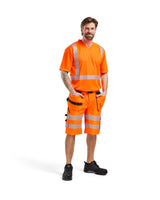 Blåkläder 1586 Warnschutz Stretch Handwerkershorts – orange