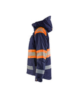 Blåkläder Damen 4470 Warnschutz Winterjacke Kl 1 – marine/orange