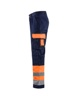 Blåkläder 1584 Warnschutz Bundhose HIGH-VIS – orange/marine