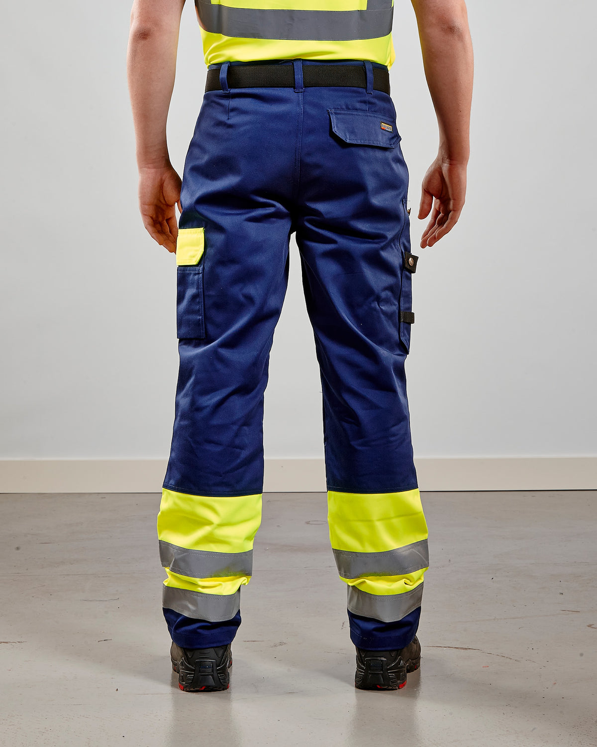 Blåkläder 1584 Warnschutz Bundhose HIGH-VIS – gelb/marine