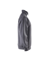 Blåkläder 3365 Sweater mit Half-Zip – grau