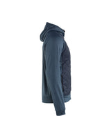 Blåkläder 3463 Hybrid Kapuzen-Sweatjacke – taubenblau/dunkelmarine