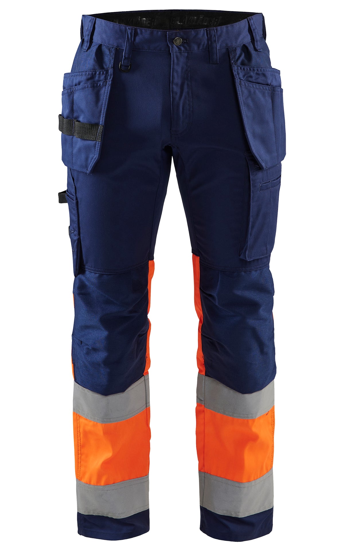 Blåkläder 1558 Warnschutz Stretch Handwerkerhose – marine/orange